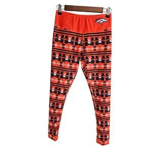Denver Broncos NFL Team Apparel Football Womens Sz S Leggings Blue Orange
